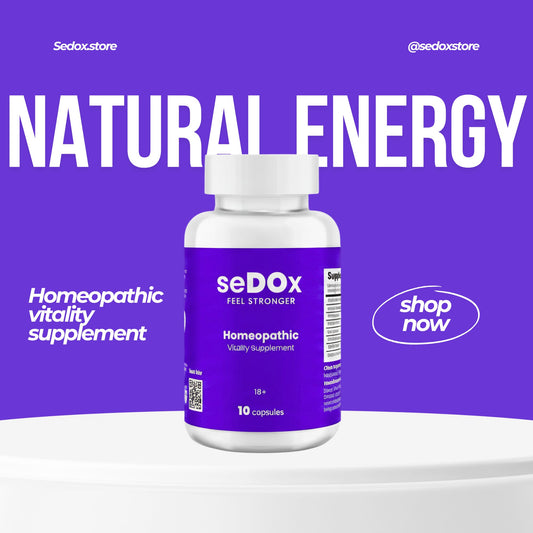 Sedox — Natural Stamina & Vitality Support for Men
