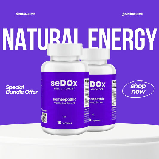 Sedox — Natural Stamina & Vitality Support for Men